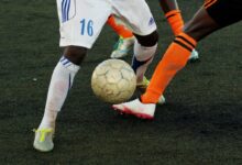 person playing soccer