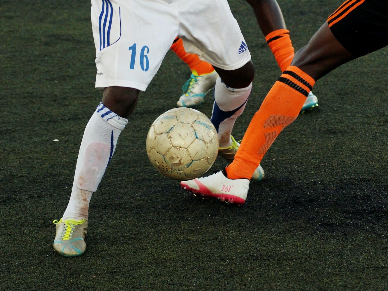 person playing soccer