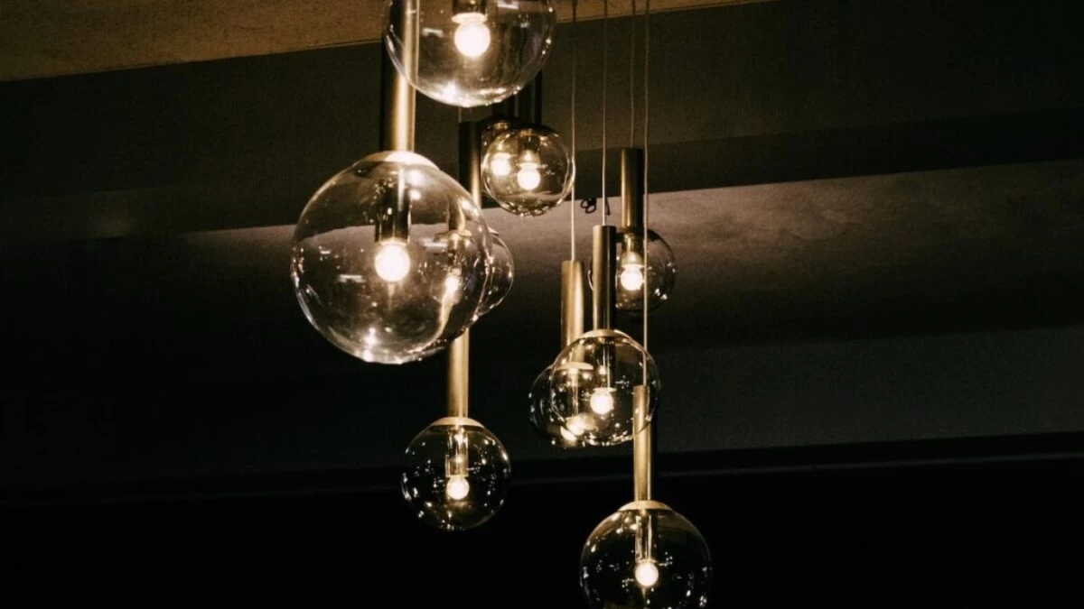 globe glass pendant ceiling lamp