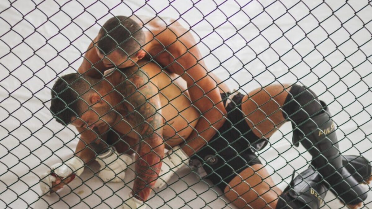 Grapplers Inside a Ring