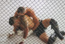 Grapplers Inside a Ring