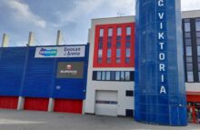 Z fotbalového stadionu v Plzni