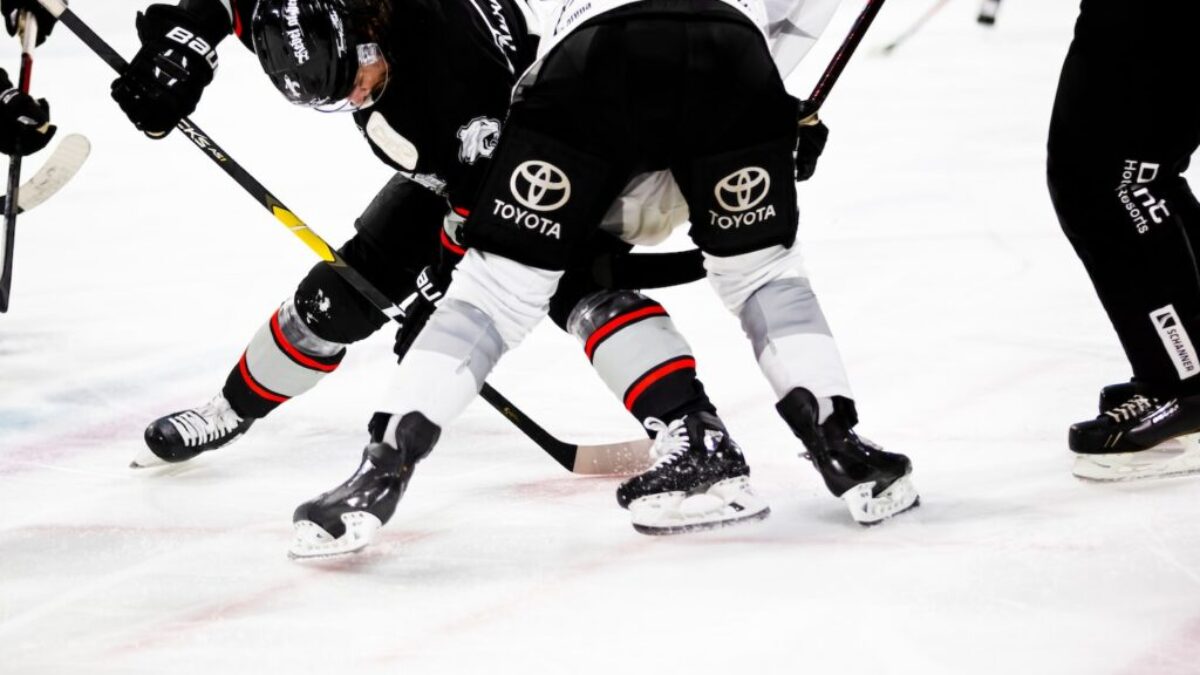 ice hockey players on rink