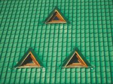 photo of green tiled roof