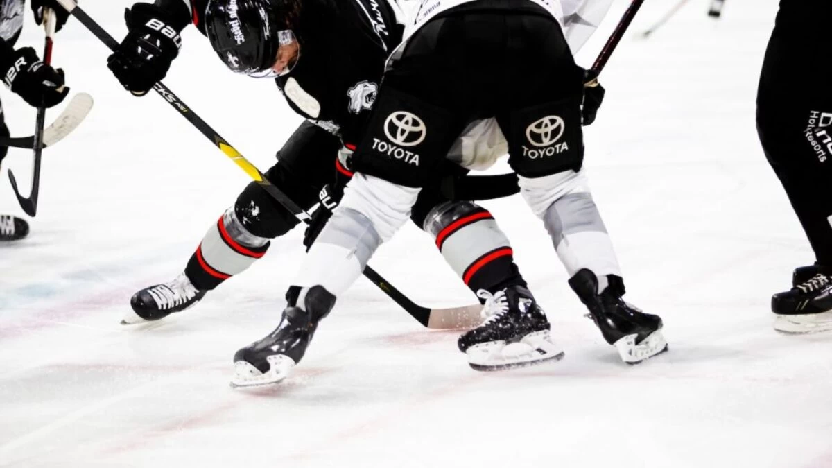 ice hockey players on rink