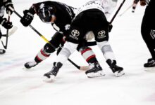 ice hockey players on rink