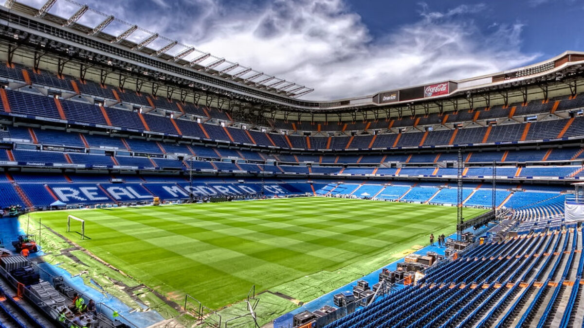 Real Madrid CF, Santiago Bernabéu Stadium, Madrid HDR