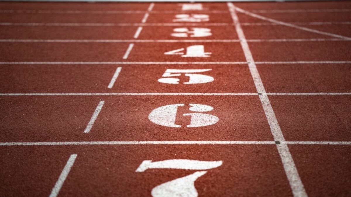 brown track and field