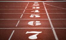 brown track and field