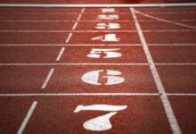 brown track and field