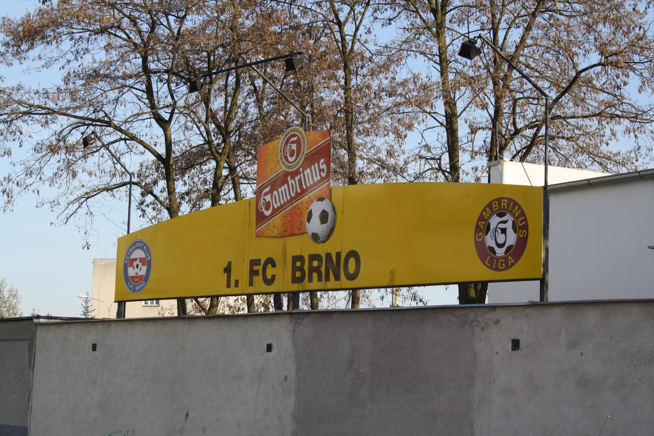 File:Banner of 1. FC Brno on Srbská stadion in Brno, Brno-City District.jpg