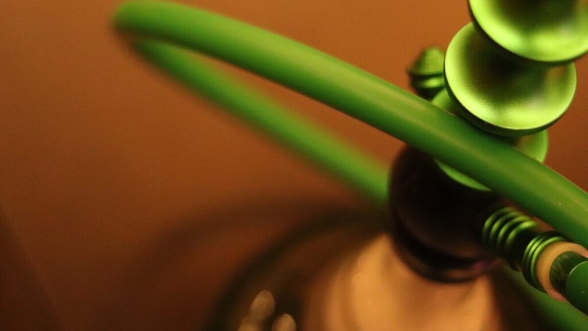 green and gray hookah