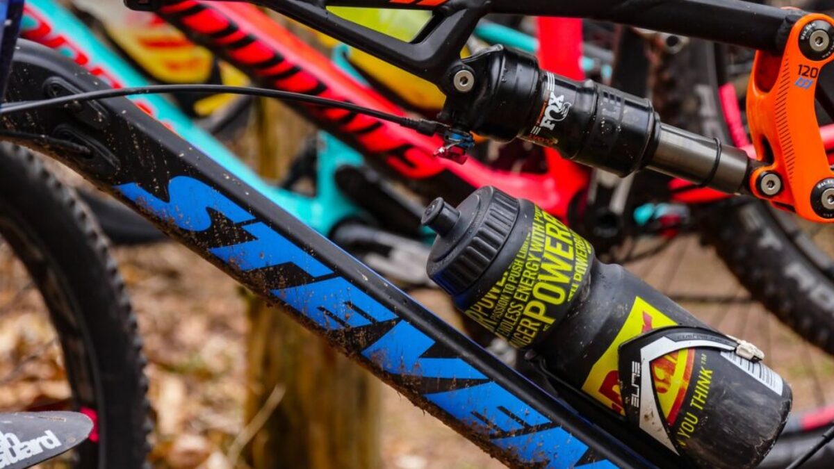 mountain bike, bicycle, suspension