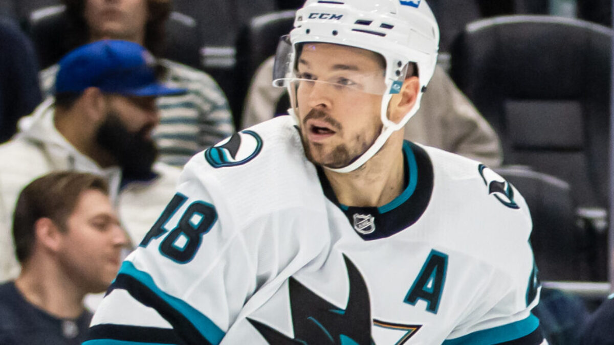 San Jose Sharks at Seattle Kraken - November 22, 2023 - Tomas Hertl (53351816983) (cropped)
