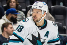 San Jose Sharks at Seattle Kraken - November 22, 2023 - Tomas Hertl (53351816983) (cropped)