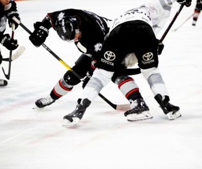 ice hockey players on rink