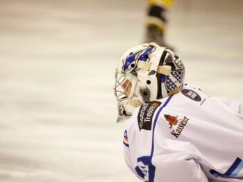 ice hockey, goalkeeper, ice rink