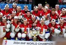 Čeští reprezentanti slaví zlato z domácího šampionátu