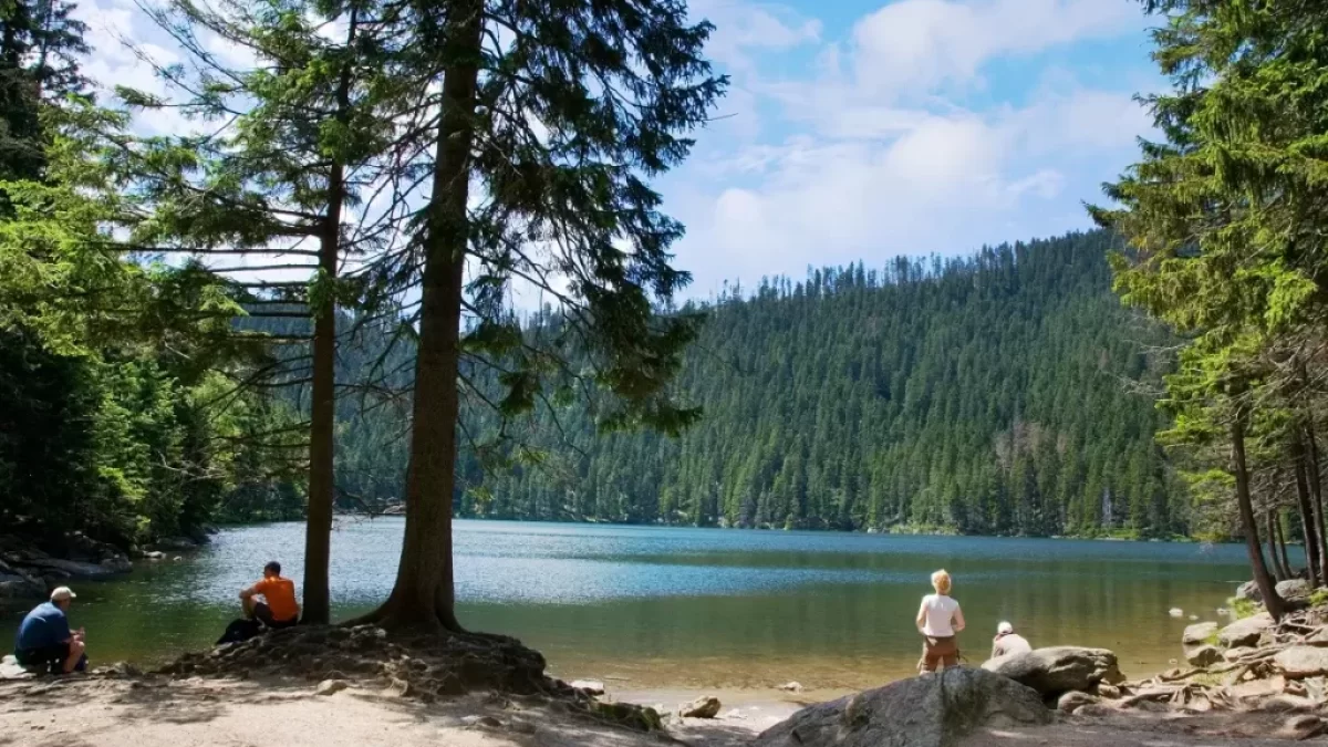 Čertovo jezero Šumava