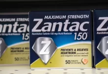 Lék Zantac 150 na polici