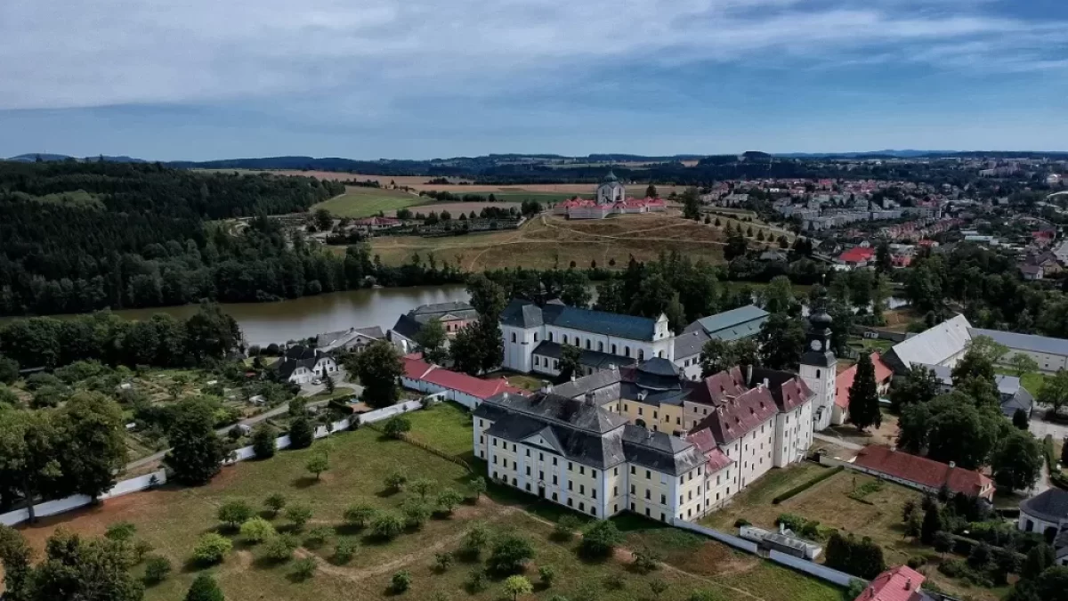 Žďár nad Sázavou z dronu