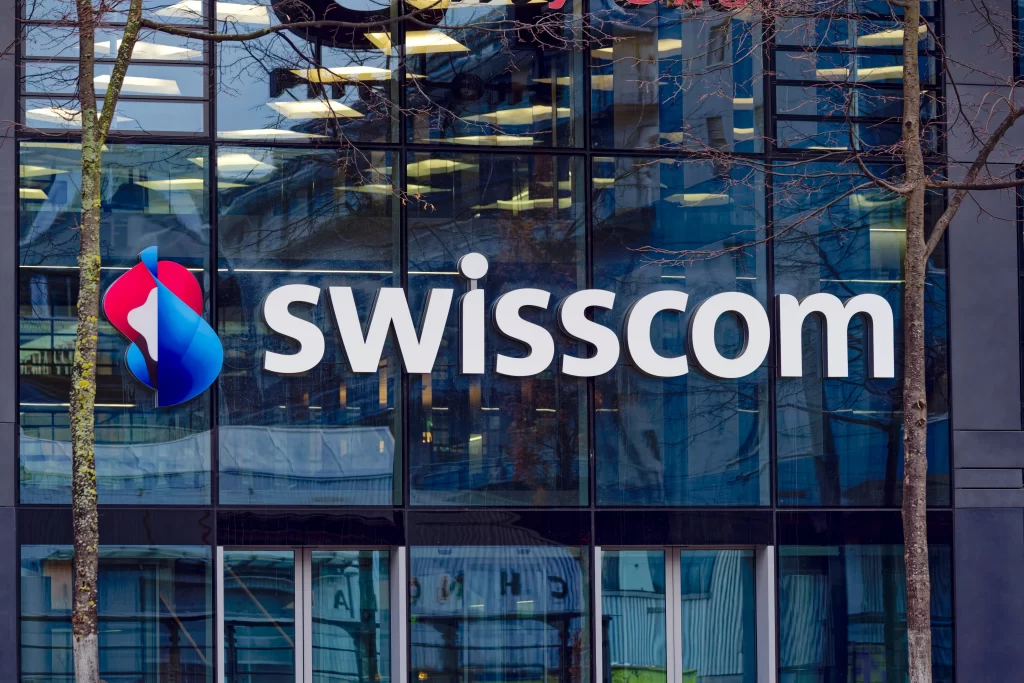 - SportDeník Budova, která patří telekomunikační firmě Swisscom.