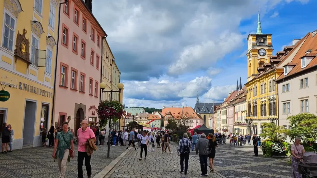 Historické jádro města Cheb.