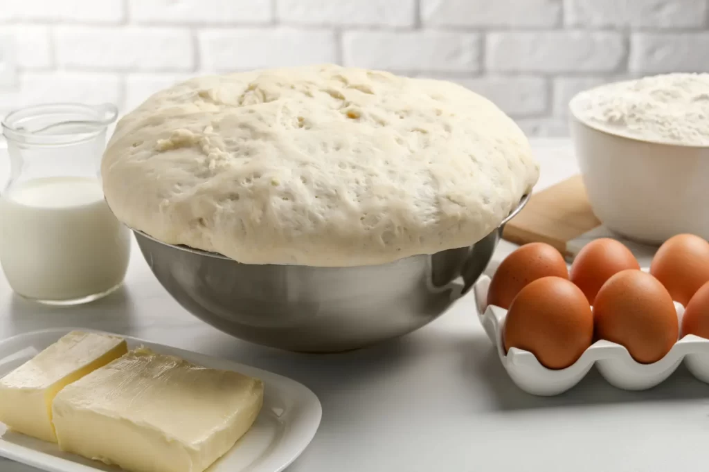 Ingredience a kynuté těsto