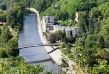 Prozkoumejte krásy České republiky. Lazne Teplice nad Becvou, naucna stezka Hurka, reservace Hranicka propast, Ceska Republik