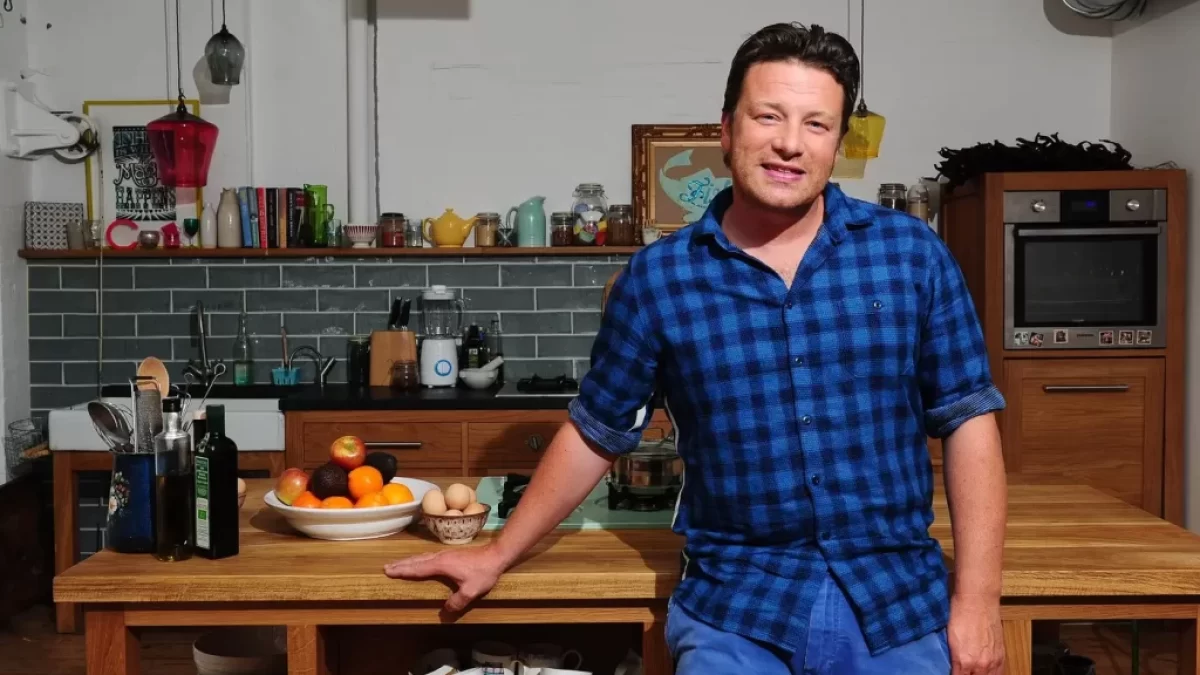 Jamie Oliver v kuchyni