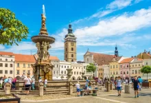 Náměstí Přemysla Otakara II. v Českých Budějovicích