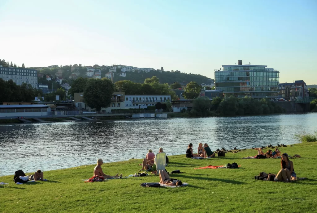 Letní relax u Vltavy 