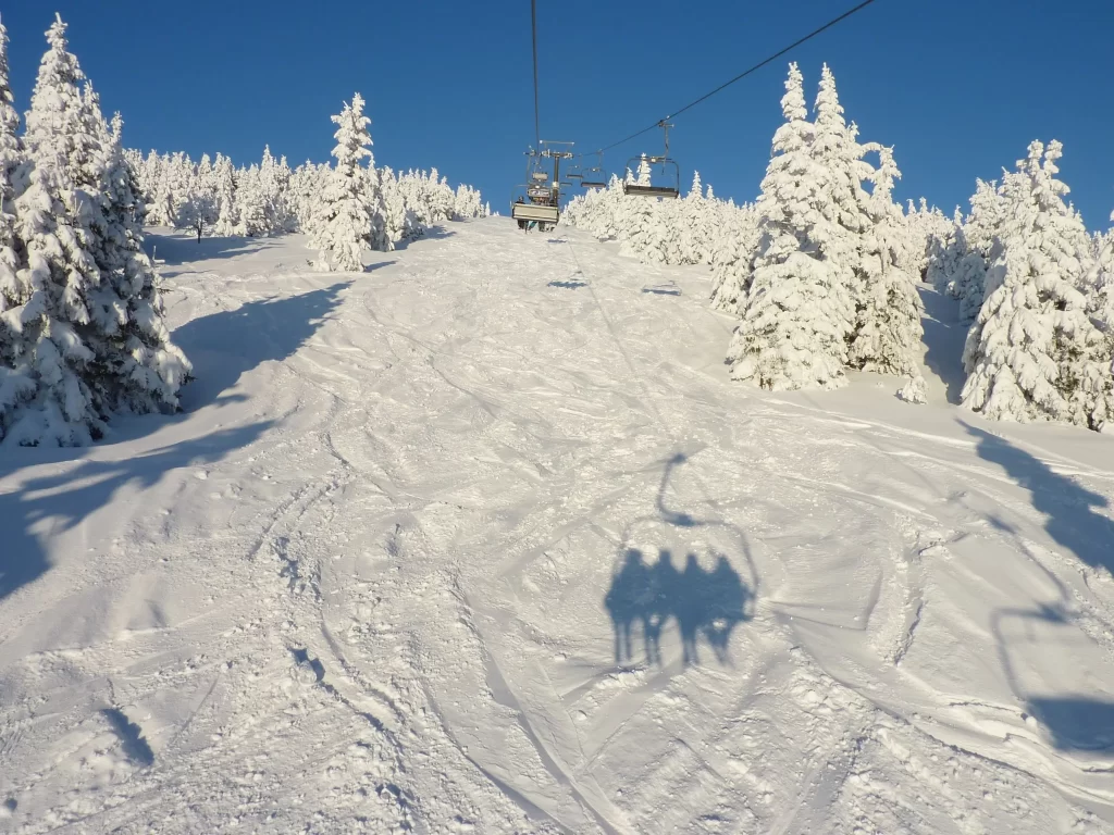 Ski areál Horní Domky.