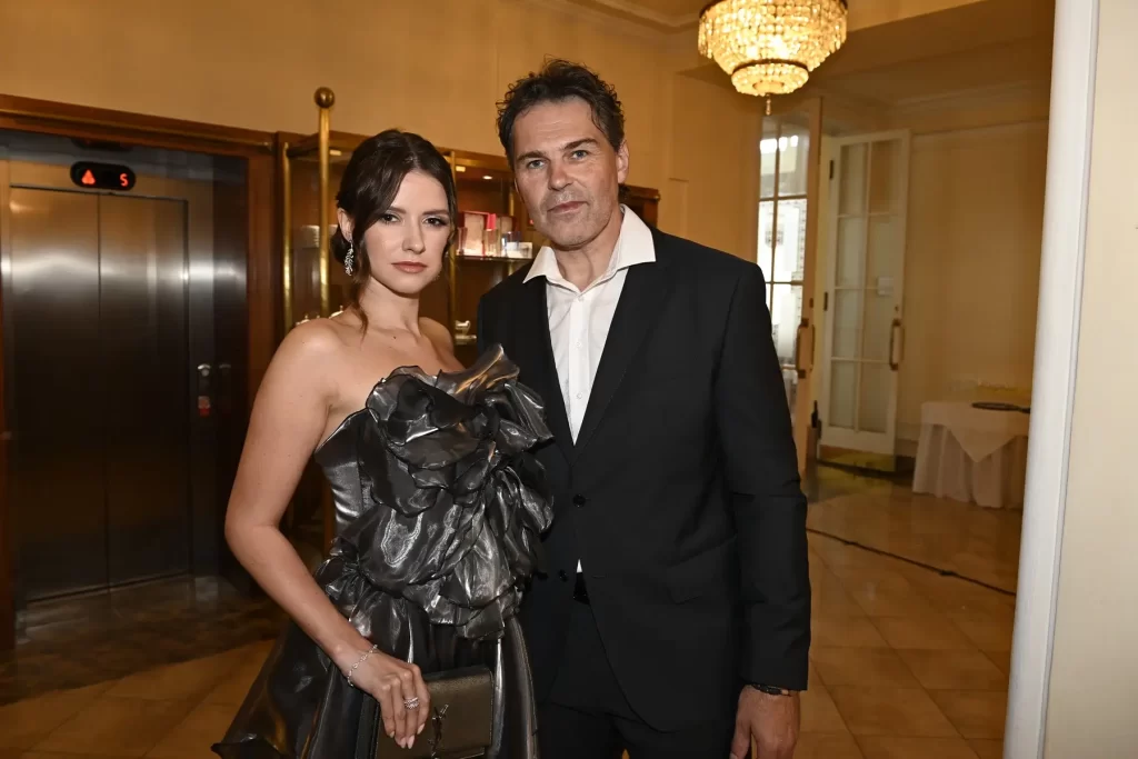 Jaromír Jágr a Dominika Branišová