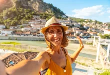Turistka na dovolené