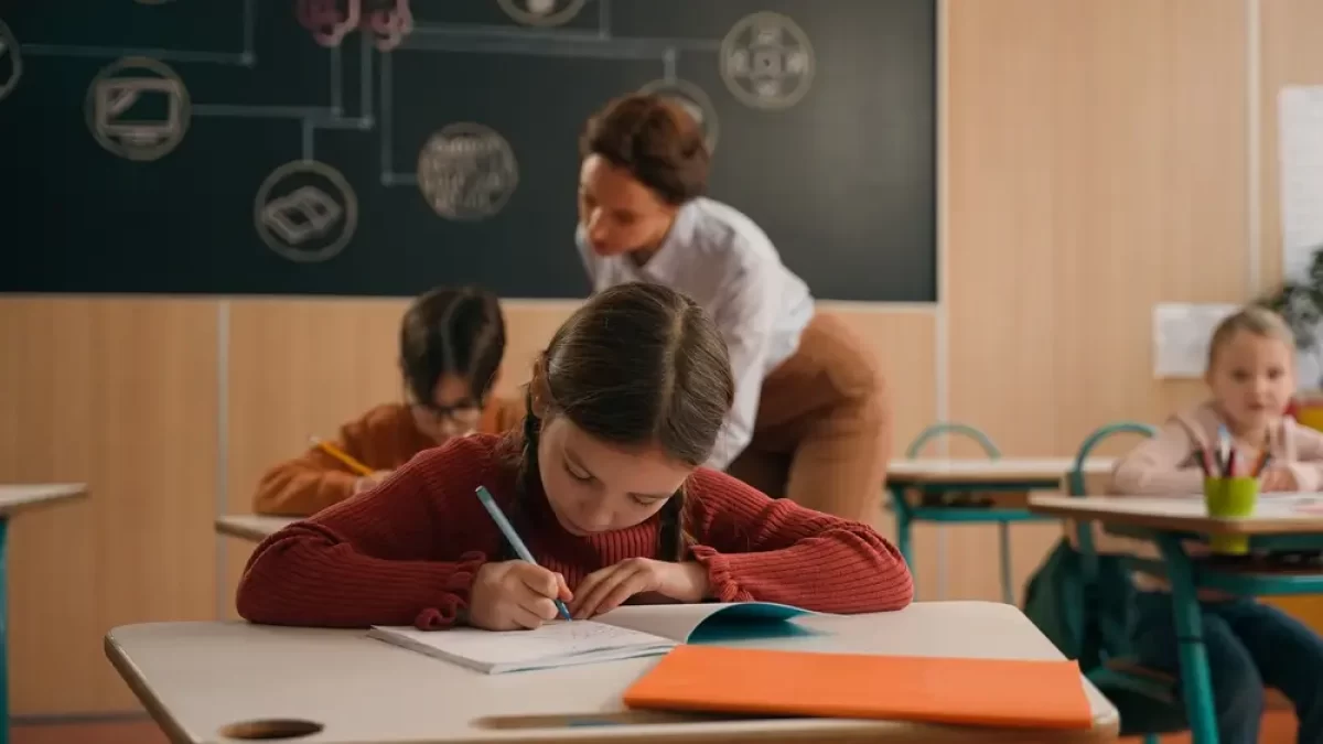 děti ve třídě