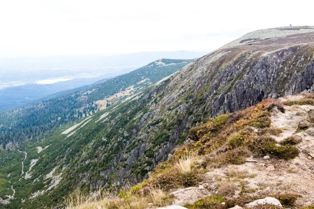 Trasa je náročná, ale nabízí krásná panoramata. 