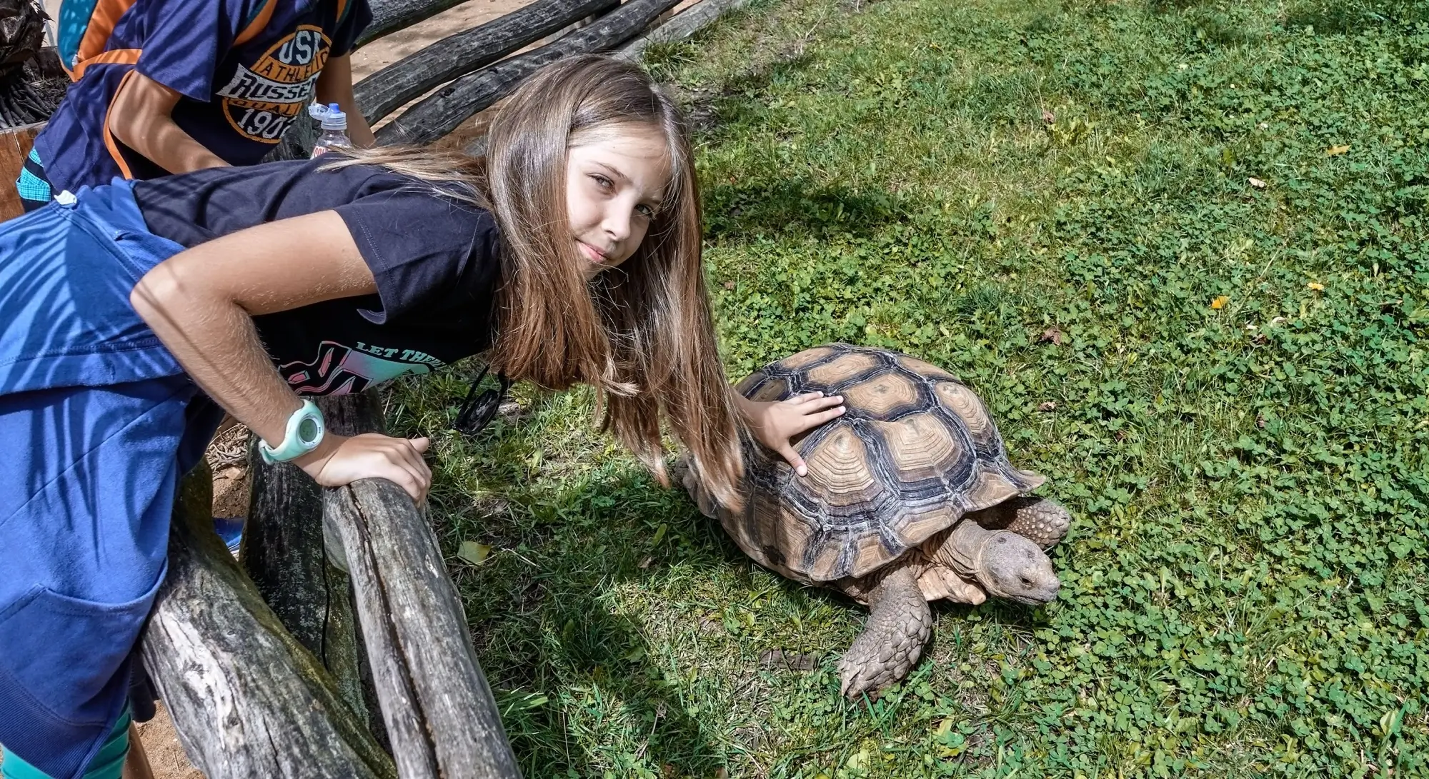 Holčička v ZOO