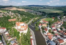 Sázava výhled řeka