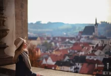 výhled na Krumlov