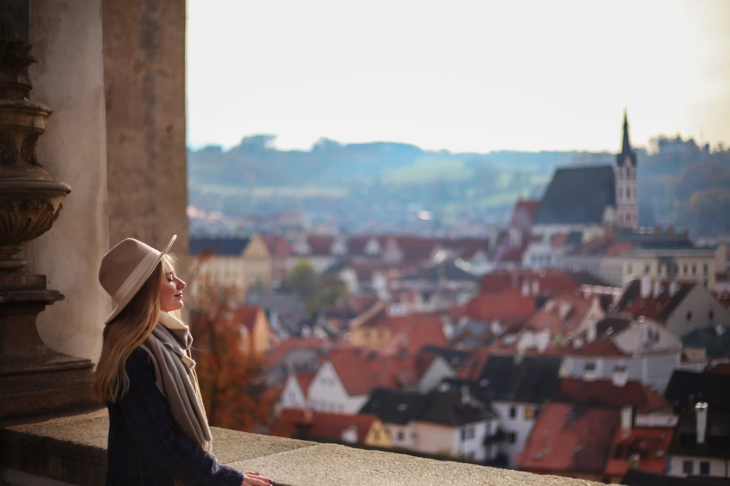 výhled na Krumlov