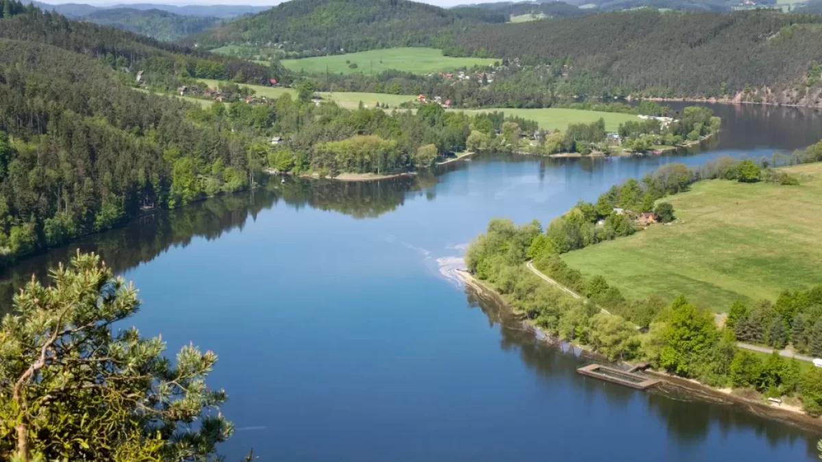 Vltava z vyhlídky
