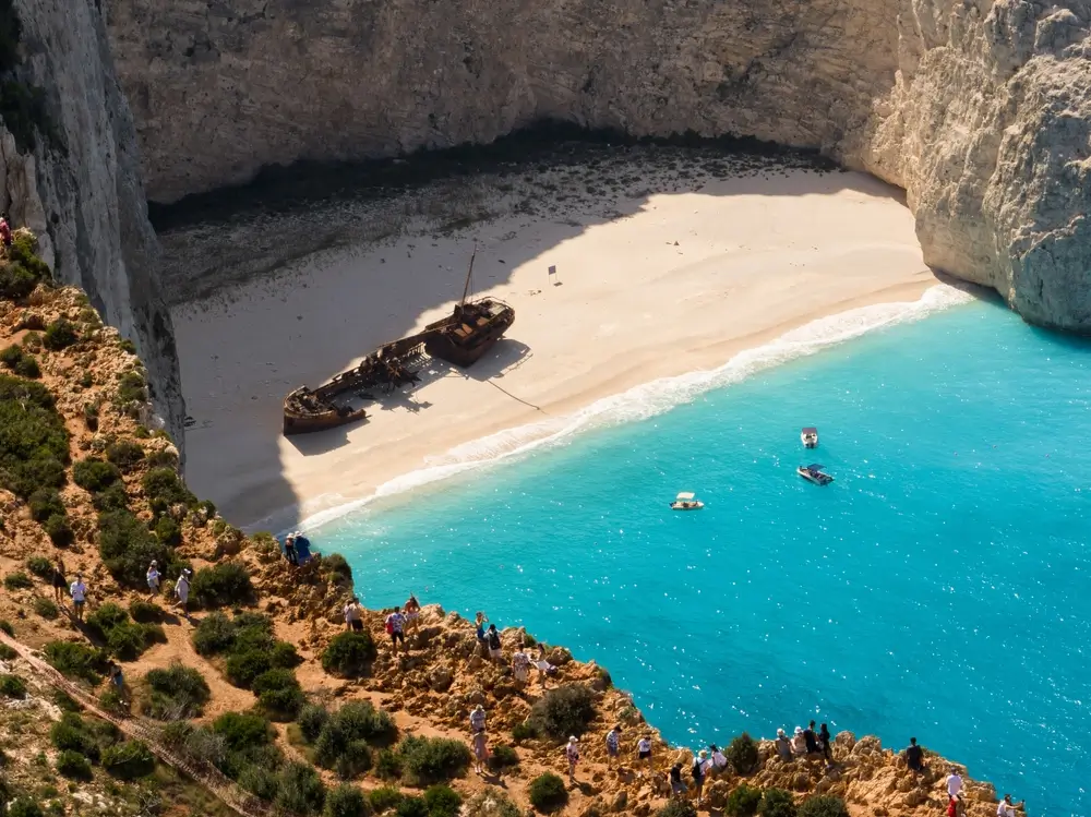 Zakynthos - SportDeník Pláž na Zakynthosu.
