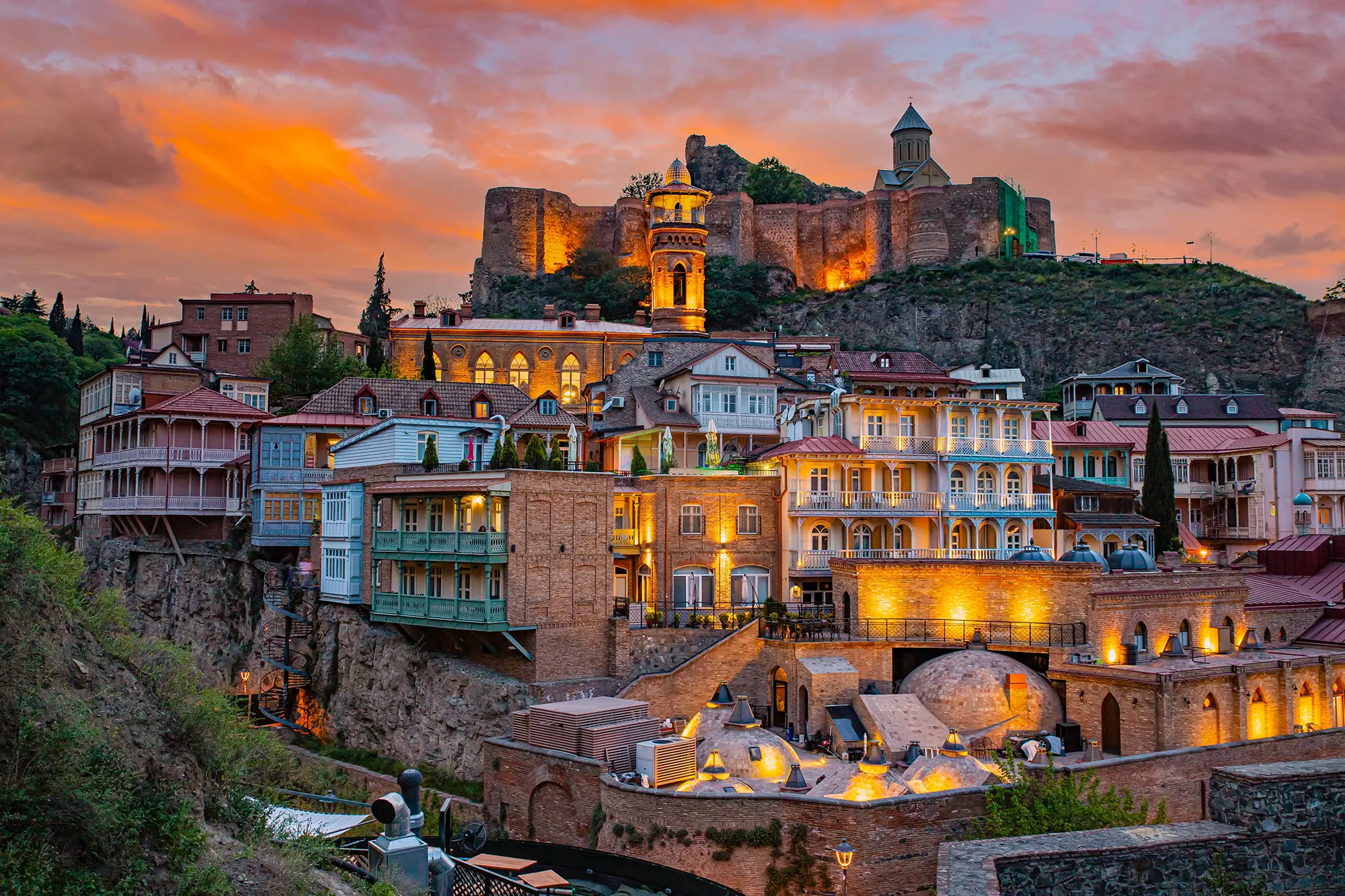 Tbilisi v noci