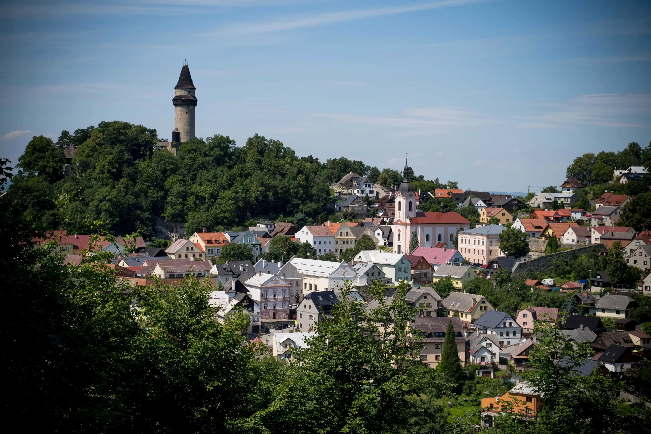 výhled na město