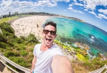 selfie na dovolené
