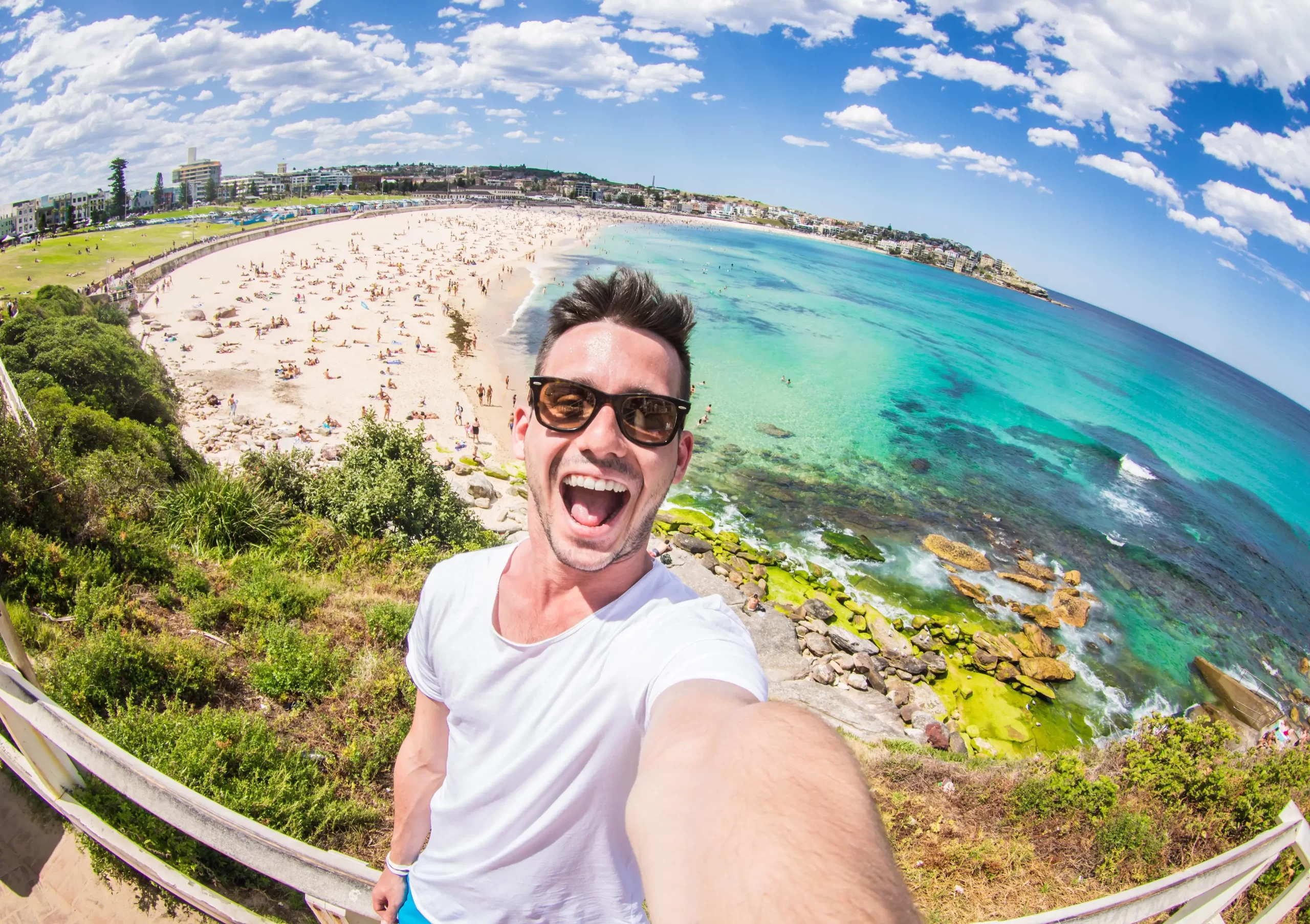 selfie na dovolené