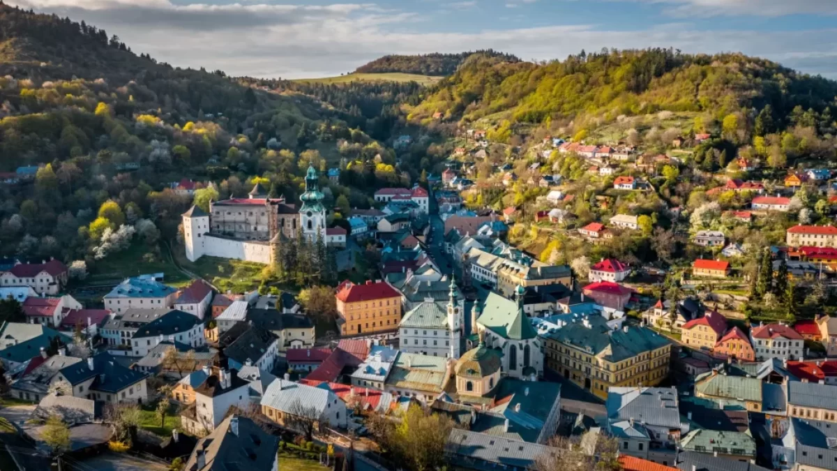 Pohled na město.