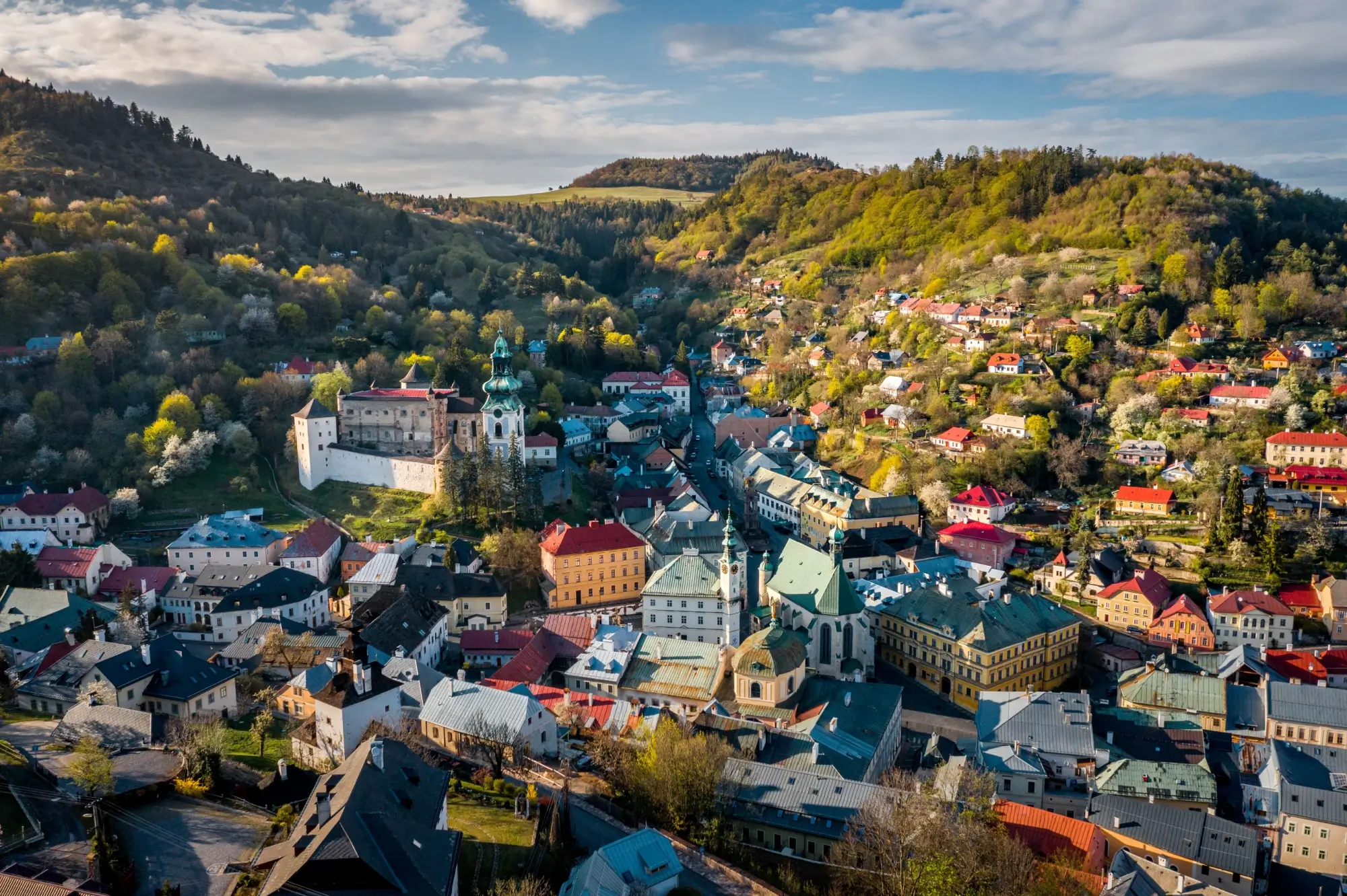 Pohled na město.