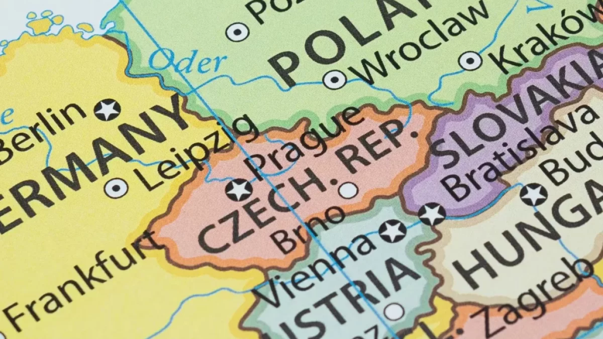 česko na mapě